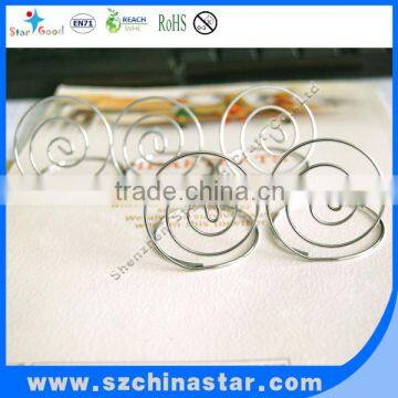 Metal Wire Shaped Restaurant Menu Holder photo-4