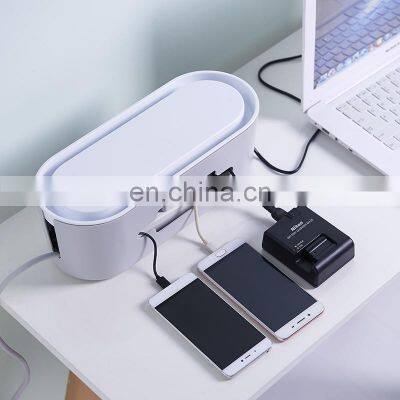 Stocked Multi-functional Ecofriendly Material ABS Plug Storage Organizer Box With Lid photo-2