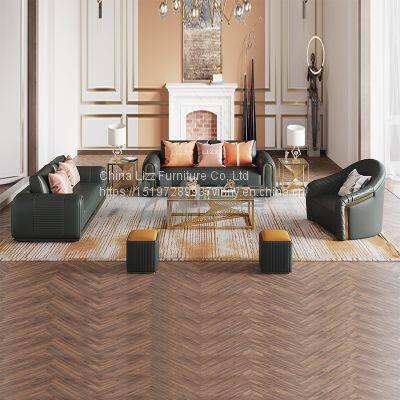 UAE Dubai Modern Living Room United Furniture Set Home Center Luxury Lounge Sofa