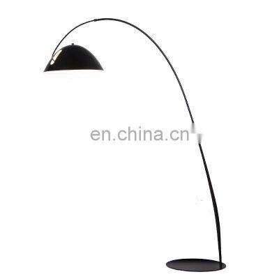 Nordic Modern Standing Light LED Floor Lamp for Living Room Bedroom Hotel Room Black Walnut Floor Lamps