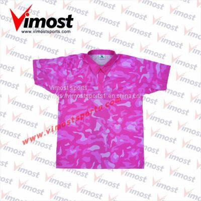 Red New Style Polo Shirt Design for you with Short Sleeves