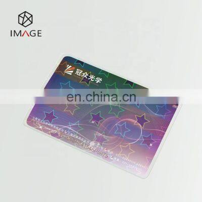 Plastic PET Holographic Lamination Card Pouch photo-2