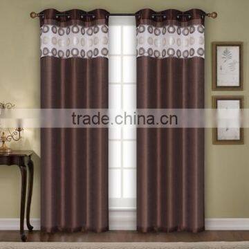 1PC CRUSHED RAIN DESIGN WINDOW CURTAIN WITH 8 GROMMETS