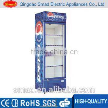 Single Door Upright Cooler/Beverage Display Showcase/Glass Door Fan Cooling Fridge                        
                                                Quality Choice