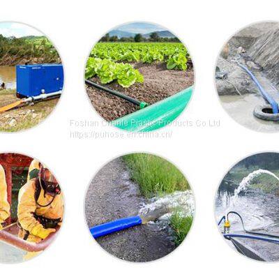 UV Stabilized PVC Agricultural Irrigation Water Discharge Sunny Layflat Hose photo-3