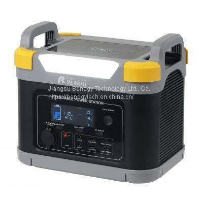Mobile Phone Wireless Charging Outdoor Portable Power Station With AC Outlet photo-3