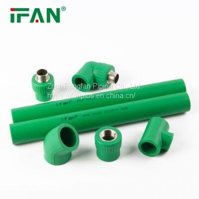 IFAN High Quality Green PPR Plastic Polypropylene Pipe for Cold Water photo-3