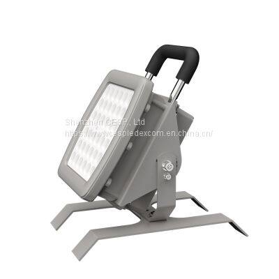 Portable LED Explosion Proof Light With Wheels - 20~40W 110~130lm/w Three Core Rubber Cable 15~120 Degree ATEX IECX CE Certified photo-3