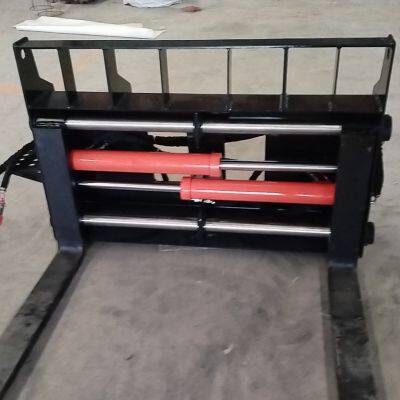 China Skid Steer Forks With Side Shift Adjustable Forks for Skid Steer Loader photo-3