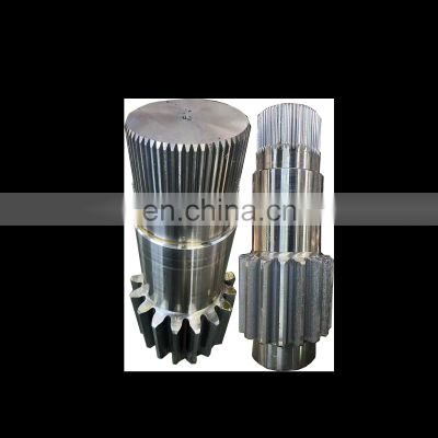 Custom stainless steel linear shafts precise CNC machining gear shaft drive shaft