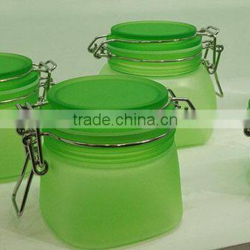 Green Color PET 150g Facel Mask Cream Jar photo-2