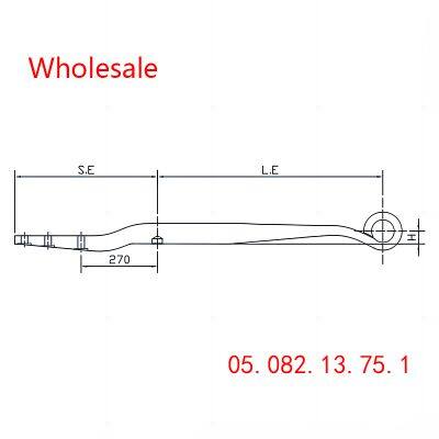 05.082.13.75.1 Trails Trailer Single Leaf Trolley Spring Wholesale For BPW