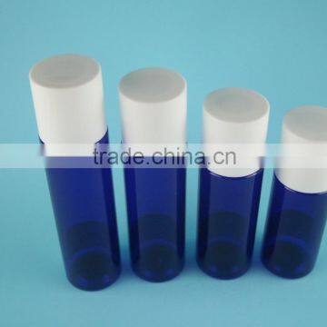 high quality 150ml blue pet plastic lotion bottle with cap