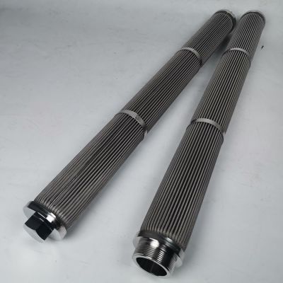 Fully welded structure industrial depth filtration sintered stainless steel filter element RT-038