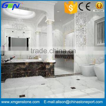 Top Quality Fashionable Pattern Polished Aristone White Marble Stone