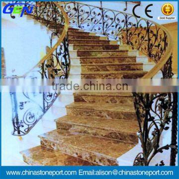 Good Price Light Emperdor Marble Hotel Steps Boards