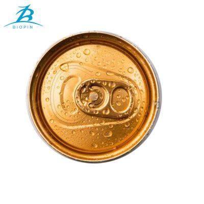 B64 Aluminum 200sot golden Lid for Aluminium Beverage Can