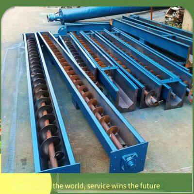 Shafted Auger Tube Feeder, U-shaped Trough Screw Conveyor, Stainless Steel Screw Feeder for Processing photo-2