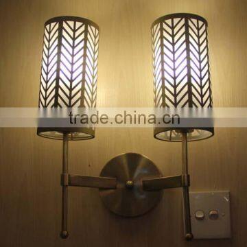 Copper metal parts with thickness PVC wall light