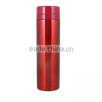 China red cover 500ml double wall insulated stainless steal vacuum flask