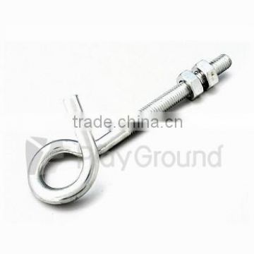 763 With Two Nuts Zinc Plated Metal Swing Hook