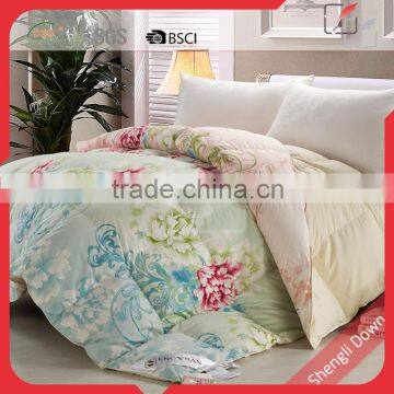 Hot Sale Printed 90% Duck Down Filled Feather Quilt photo-5