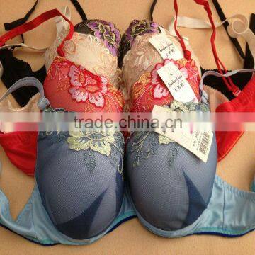 0.47USD Hot Newest Style Fashional Cheap Ladies Bra Designs/Thin Sponge 32-40BC Cup/5 Colors At Least (kczd125)