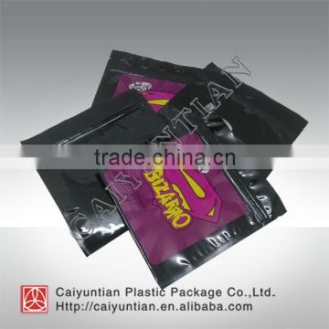 colours herbal plastic packing bags / foil bags with zipper