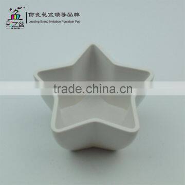 Cheape Mini Star Shape Melamine Flower Pot MX1401-1 photo-6
