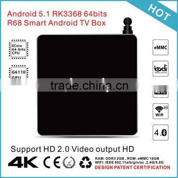 Google Play Store App Download Octa Core A53 HD RK3368 64bits RAM 2GB ROM 16GB Bluetooth4.0 Android 5.1 OTT Internet TV BOX Codi photo-6