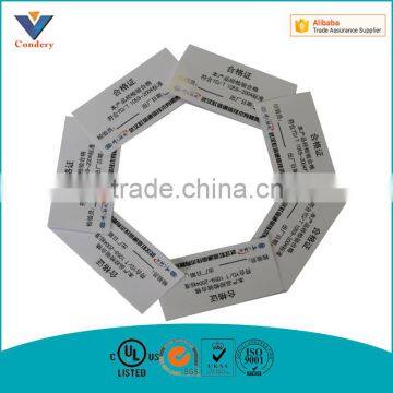 Custom Product Explanation Explanation Certificate Coated Paper Tag Labels photo-4