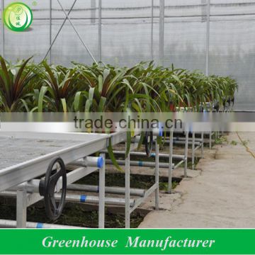 greenhouse garden ebb/flow rolling bench