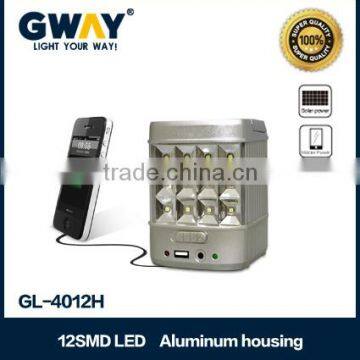 12 pcs SMD emergency lamp Aluminum mini body with usb output