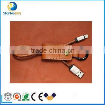 Mobile Phone,Computer use, Charger Cable Keychain REMAX USB Cable 1ft Short Data Cable for iPhone 6S, 6S Plus, iPad