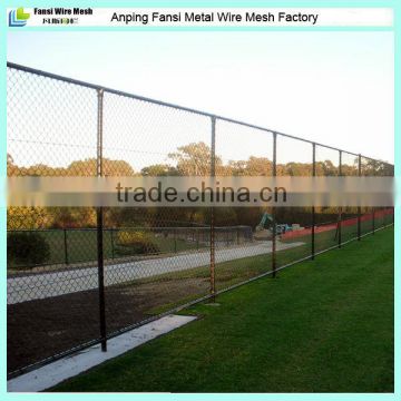 College Top and Bottom Rail Chainwire for sports fencing