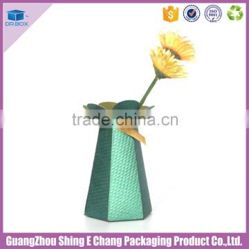 Decorative flower cardboard vases best selling types of flower vase