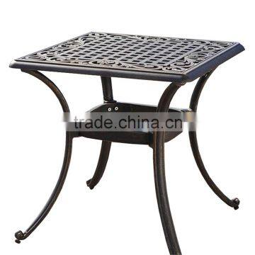 Outdoor Classic Beach Lounge Design Sofa Hollow Cast Aluminum Chaise Lounge Sofa photo-2