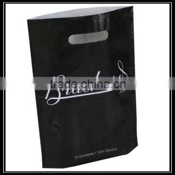 china new products Custom design High quality punch handle plastic shopping bags