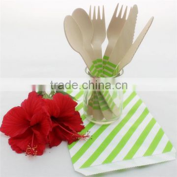 Reliable Manufacturer of 6.5'' Disposable Wooden Salad Spoons