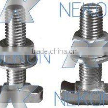 T bolt for concrete anchor channel