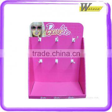 customized printing cardboard display boxes with hooker