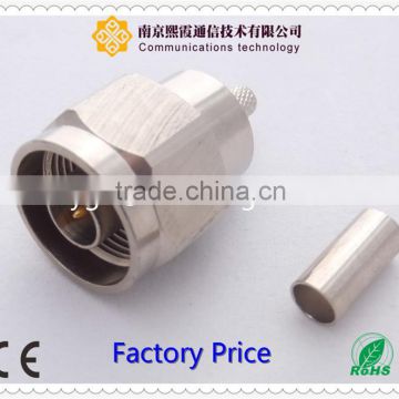 n connector panel mount N female coaxial connector for RG214 XiXia Communication