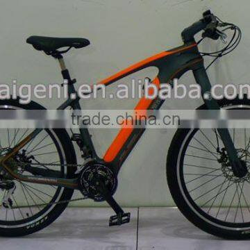 New design carbon electric mountain bike with hidden lithium battery                        
                                                Quality Choice