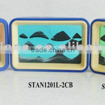 Various Colors of Flowing Sand Art Scenery