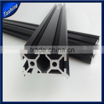 High quality 6000 series balck anodized aluminum profile