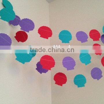 wholesale !!various design and color wedding birthday deorations paper garland