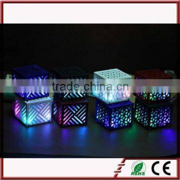 Wireless Rechargeable Mini Portable Bluetooth Speaker With LED Light photo-5