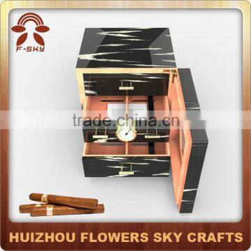 High-end Cigar Cabinet Humidor with 3 Drawers