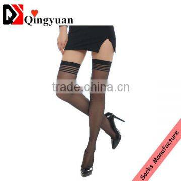 ladies summer new arrived spandex knee stocking sex compression knee socks