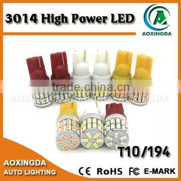 2015 best seller T10 3014 30W high intense LED bulb